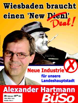 Wahlplakat 2007 von Alexander Hartmann