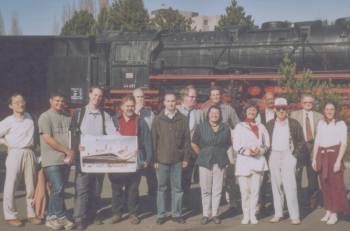 BüSo-Besuchergruppe bei der Besichtigung des ThyssenKrupp-Werks in Kassel