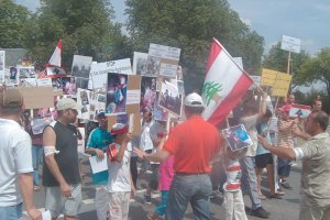 Libanon-Demo in Frankfurt