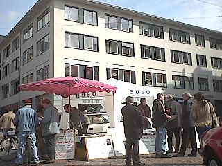 Kundgebung auf dem Luisenplatz in Darmstadt