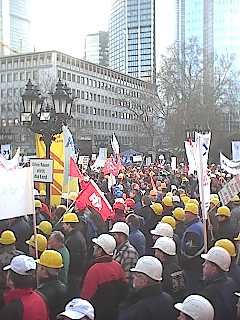 Mittelstands-Demo in Frankfurt