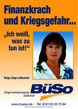 Wahlplakat der BüSo 2002